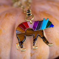 FOLLOW THE SUN BEAR PENDANT