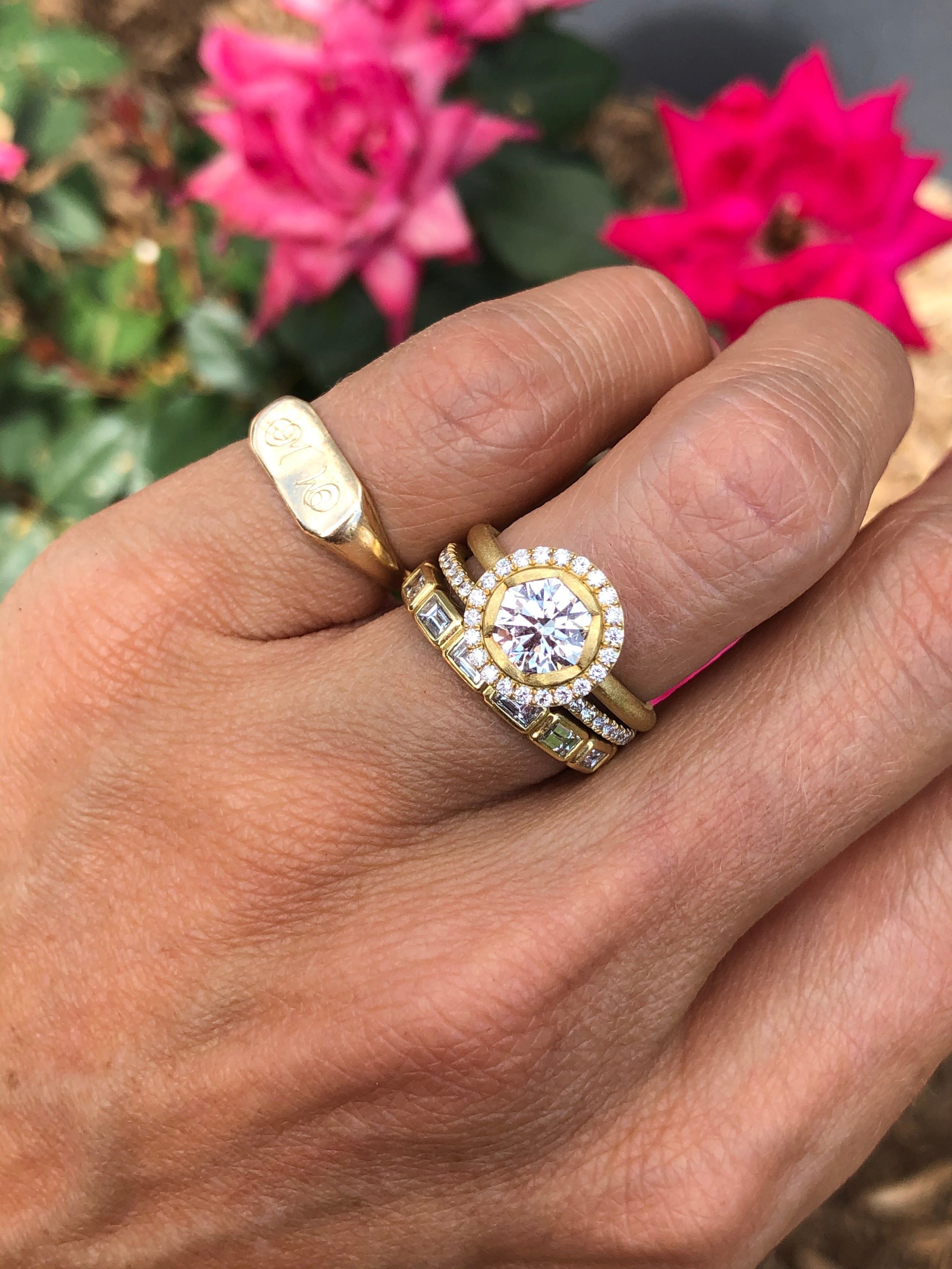 D. Louise, Jewelry, Gold Stacker Ring