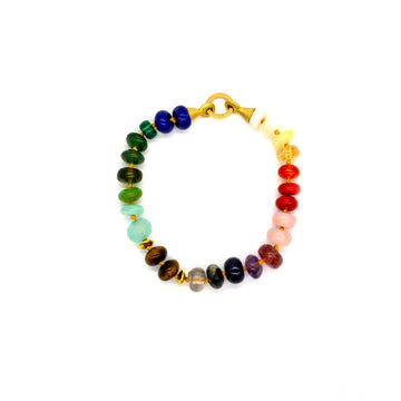 Rainbow Beaded Bracelet