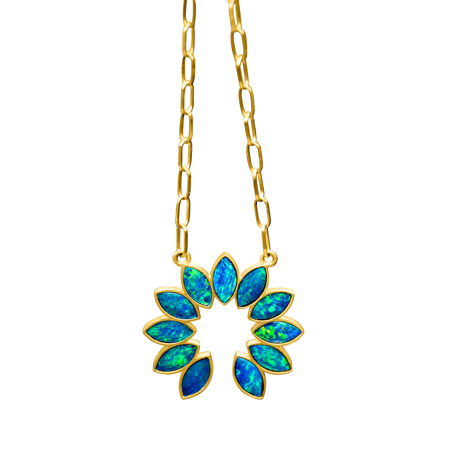 OPAL BLOSSOM NECKLACE