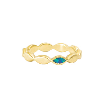 HORIZONTAL OPAL PETAL BAND
